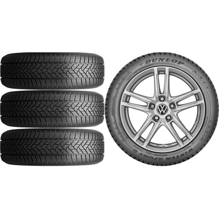 NOWE KOŁA ZIMA VW GOLF 7 VII Dunlop 225/40R18*9