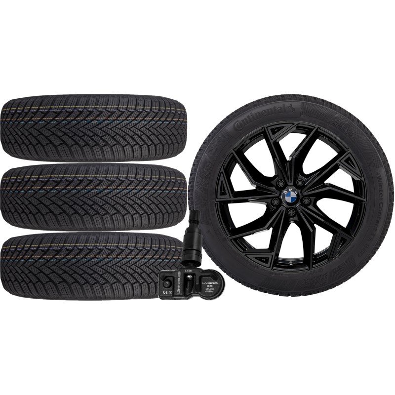 NOWE KOŁA ZIMA BMW X1 U11 U1X Continental 225/55R18+TPMS NOWE KOŁA ZIMA BMW X1 U11 U1X Continental 225/55R18+TPMS