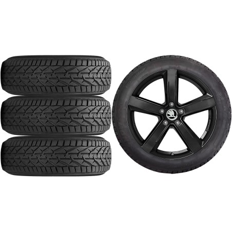 NOWE KOŁA ZIMA Skoda KodiaQ Riken 215/65R17