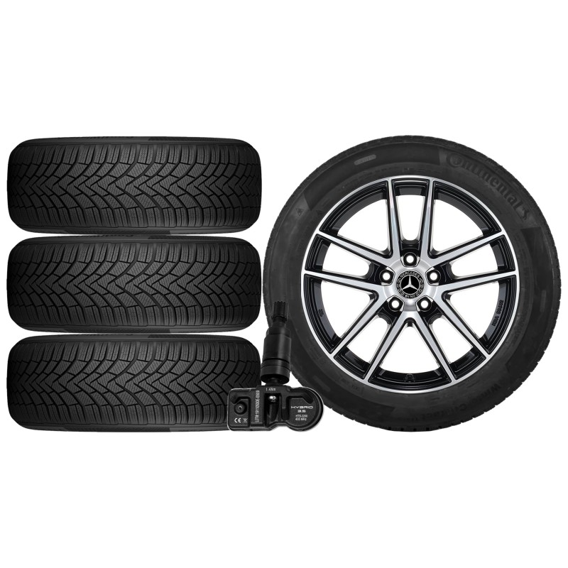 NOWE KOŁA ZIMA Mercedes C-Klasa W206 R2CW Continental 225/50R17+TPMS*37 NOWE KOŁA ZIMA Mercedes C-Klasa W206 R2CW Continental 225/50R17+TPMS*37