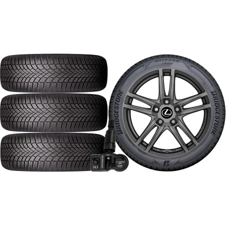 NOWE KOŁA ZIMA Lexus NX Bridgestone 235/60R18+TPMS*6