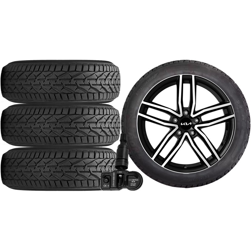 NOWE KOŁA ZIMA KIA SPORTAGE 4 IV Riken 225/60R17+TPMS*11 NOWE KOŁA ZIMA KIA SPORTAGE 4 IV Riken 225/60R17+TPMS*11