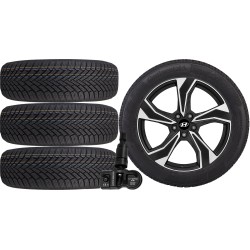 NOWE KOŁA ZIMA HYUNDAI KONA Continental 235/45R18+TPMS*5