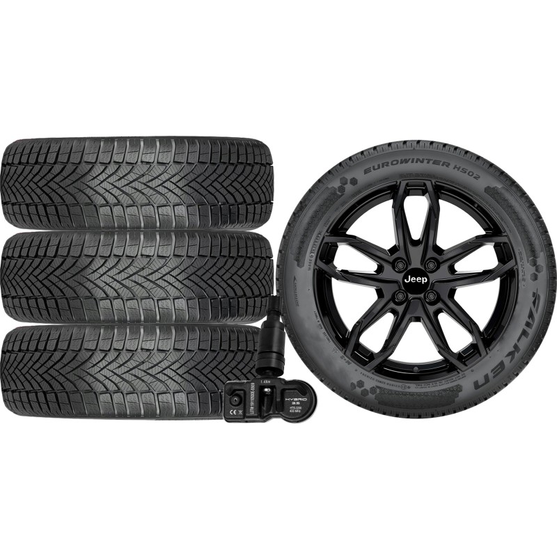 NOWE KOŁA ZIMA Jeep AVENGER FH1 Falken 215/60R17+TPMS*4 NOWE KOŁA ZIMA Jeep AVENGER FH1 Falken 215/60R17+TPMS*4