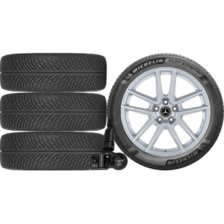 NOWE KOŁA ZIMA MERCEDES GLC W253 Michelin 235/60R18+TPMS*13