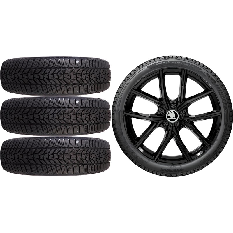 NOWE KOŁA ZIMA SKODA KODIAQ PS Hankook 235/55R18 NOWE KOŁA ZIMA SKODA KODIAQ PS Hankook 235/55R18