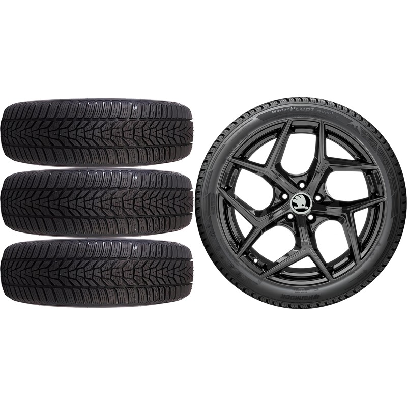 NOWE KOŁA ZIMA SKODA KODIAQ PS Hankook 235/55R18*2 NOWE KOŁA ZIMA SKODA KODIAQ PS Hankook 235/55R18*2
