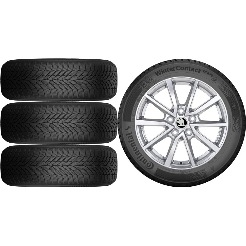 NOWE KOŁA ZIMA Skoda Scala (NW) Continental 205/50R17*6 NOWE KOŁA ZIMA Skoda Scala (NW) Continental 205/50R17*6