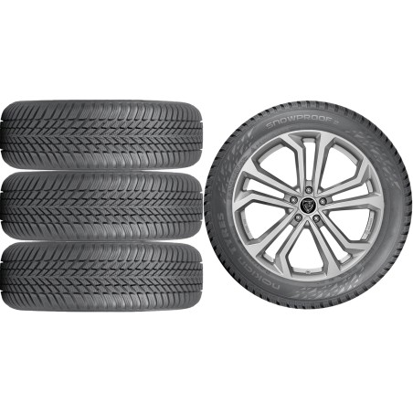NOWE KOŁA ZIMA Peugeot 408 (F) Nokian 215/65R17*3