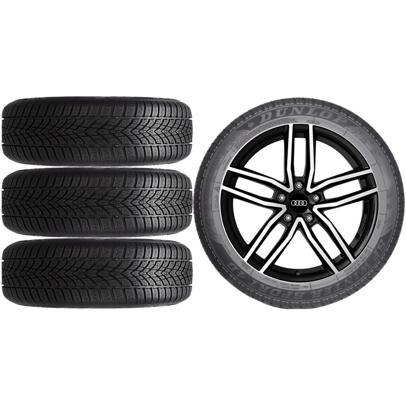NOWE KOŁA ZIMA Audi A4 B9 Dunlop 225/50R17*12 NOWE KOŁA ZIMA Audi A4 B9 Dunlop 225/50R17*12