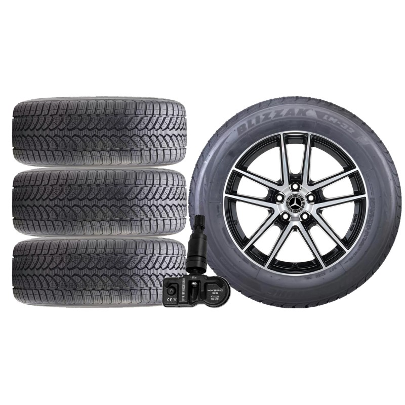 NOWE KOŁA ZIMA Mercedes C-Klasa W206 R2CW Bridgestone 225/50R17+TPMS*18 NOWE KOŁA ZIMA Mercedes C-Klasa W206 R2CW Bridgestone 225/50R17+TPMS*18