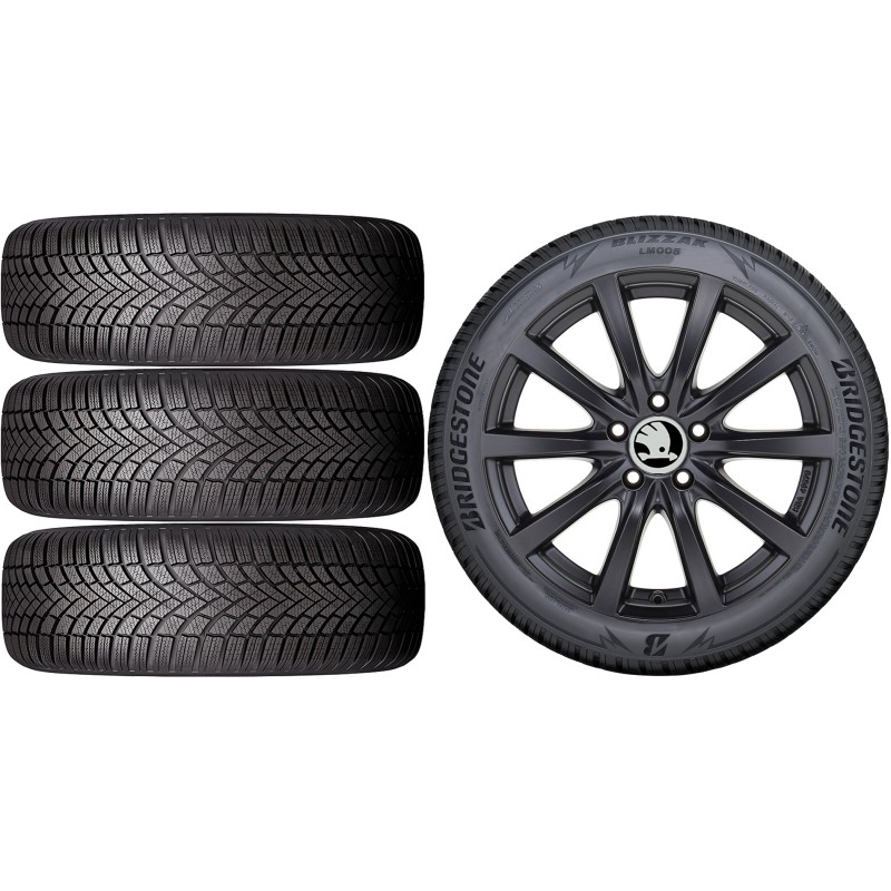 NOWE KOŁA ZIMA Skoda Scala (NW) Bridgestone 205/50R17*9 NOWE KOŁA ZIMA Skoda Scala (NW) Bridgestone 205/50R17*9