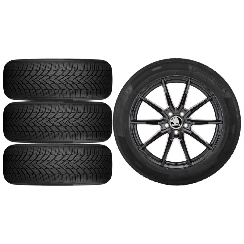 NOWE KOŁA ZIMA Skoda KodiaQ Continental 235/50R19*35 NOWE KOŁA ZIMA Skoda KodiaQ Continental 235/50R19*35