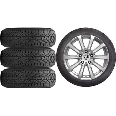 NOWE KOŁA ZIMA Skoda KodiaQ Riken 215/65R17
