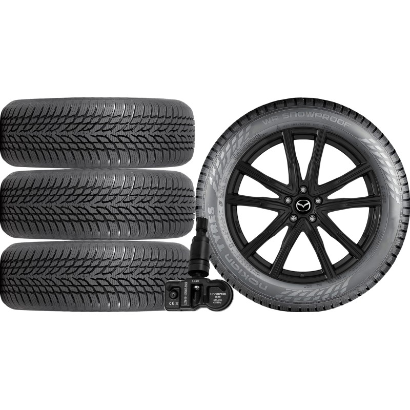 NOWE KOŁA ZIMA Mazda CX-3 (DJ1) Nokian 215/50R18+TPMS NOWE KOŁA ZIMA Mazda CX-3 (DJ1) Nokian 215/50R18+TPMS