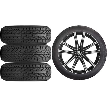 NOWE KOŁA ZIMA Skoda KodiaQ Riken 235/55R18