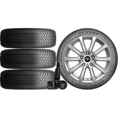 NOWE KOŁA ZIMA TOYOTA YARIS CROSS XPB1F(M) Dunlop 215/55R17+TPMS