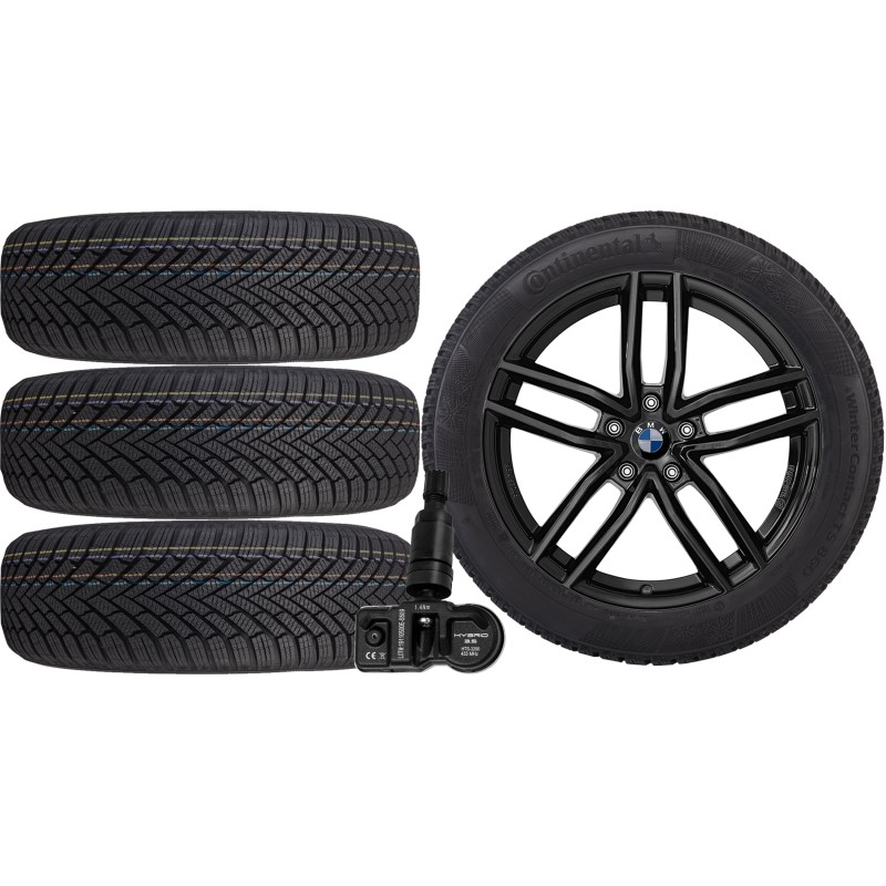 NOWE KOŁA ZIMA BMW 5 TOURING G61 G61 Continental 225/55R18+TPMS*5