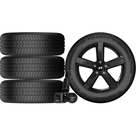 NOWE KOŁA ZIMA HYUNDAI KONA Barum 215/55R17+TPMS*9