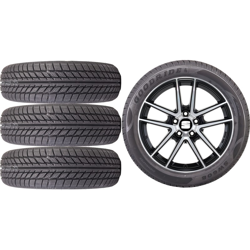 NOWE KOŁA ZIMA Seat Leon Goodride 225/45R17*18 NOWE KOŁA ZIMA Seat Leon Goodride 225/45R17*18