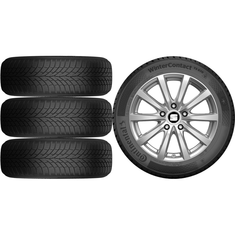 NOWE KOŁA ZIMA Seat Leon Continental 225/45R17*32 NOWE KOŁA ZIMA Seat Leon Continental 225/45R17*32