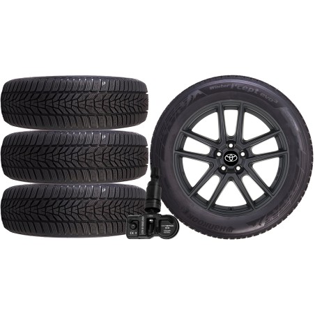 NOWE KOŁA ZIMA TOYOTA 2019.10 - Hankook 235/45R18+TPMS*17
