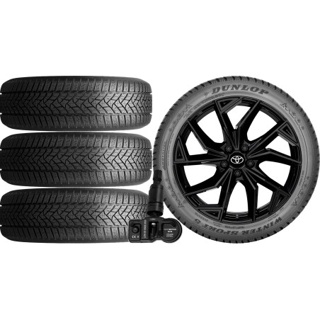 NOWE KOŁA ZIMA TOYOTA COROLLA XII 12 ZE1HE Dunlop 225/40R18+TPMS*15