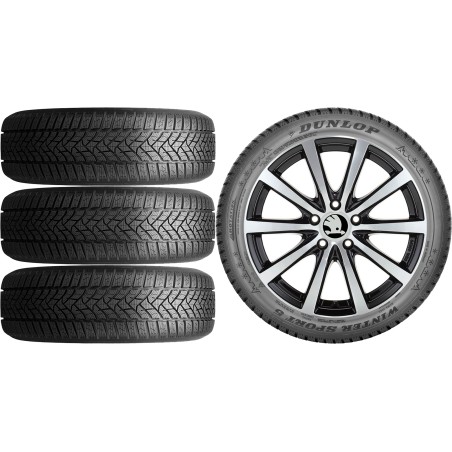NOWE KOŁA ZIMA Skoda Octavia 4 (NX) Dunlop 205/55R17*30