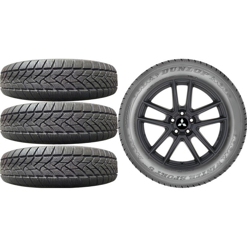 NOWE KOŁA ZIMA MITSUBISHI ASX RJB Dunlop 215/60R17*7 NOWE KOŁA ZIMA MITSUBISHI ASX RJB Dunlop 215/60R17*7