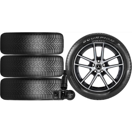 NOWE KOŁA ZIMA MERCEDES GLC W253 Pirelli 235/60R18+TPMS*11