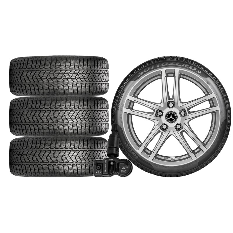 NOWE KOŁA ZIMA MERCEDES GLB X247 F2B Pirelli 215/65R17+TPMS*6 NOWE KOŁA ZIMA MERCEDES GLB X247 F2B Pirelli 215/65R17+TPMS*6
