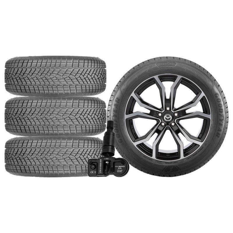NOWE KOŁA ZIMA Mazda CX-60 Goodyear 235/55R19+TPMS*5 NOWE KOŁA ZIMA Mazda CX-60 Goodyear 235/55R19+TPMS*5