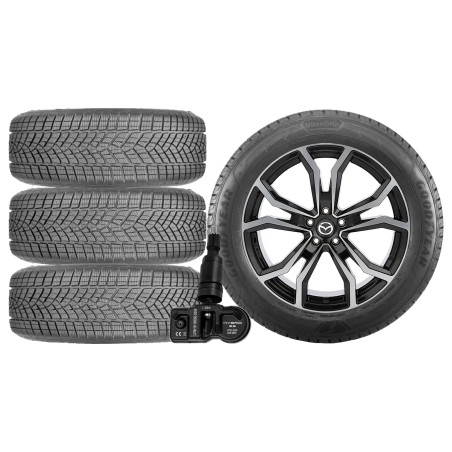 NOWE KOŁA ZIMA Mazda CX-60 Goodyear 235/55R19+TPMS*5