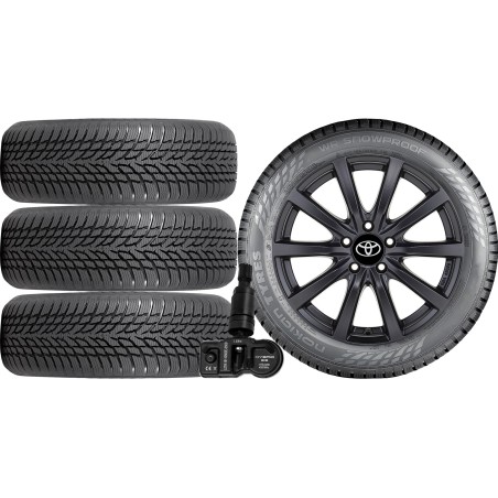 NOWE KOŁA ZIMA TOYOTA COROLLA Cross XG1TJ Nokian 225/50R18+TPMS*7