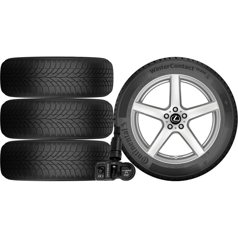 NOWE KOŁA ZIMA Lexus UX Continental 215/60R17+TPMS*5 NOWE KOŁA ZIMA Lexus UX Continental 215/60R17+TPMS*5