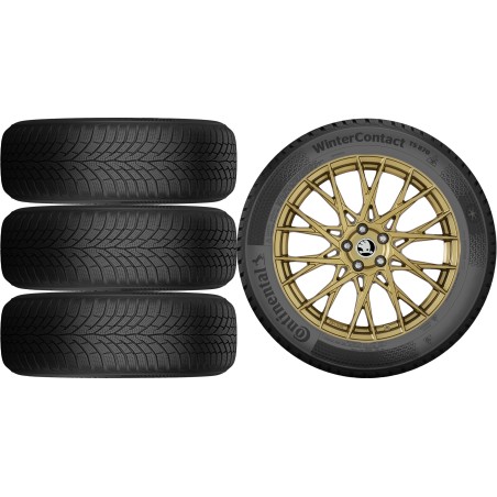 NOWE KOŁA ZIMA SKODA SUPERB NZ Continental 235/40R19*15