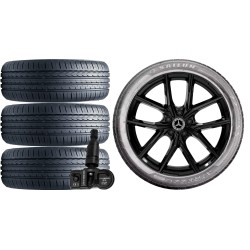 NOWE KOŁA LATO Mercedes A-Klasa W176 Sailun 225/40R18 TPMS