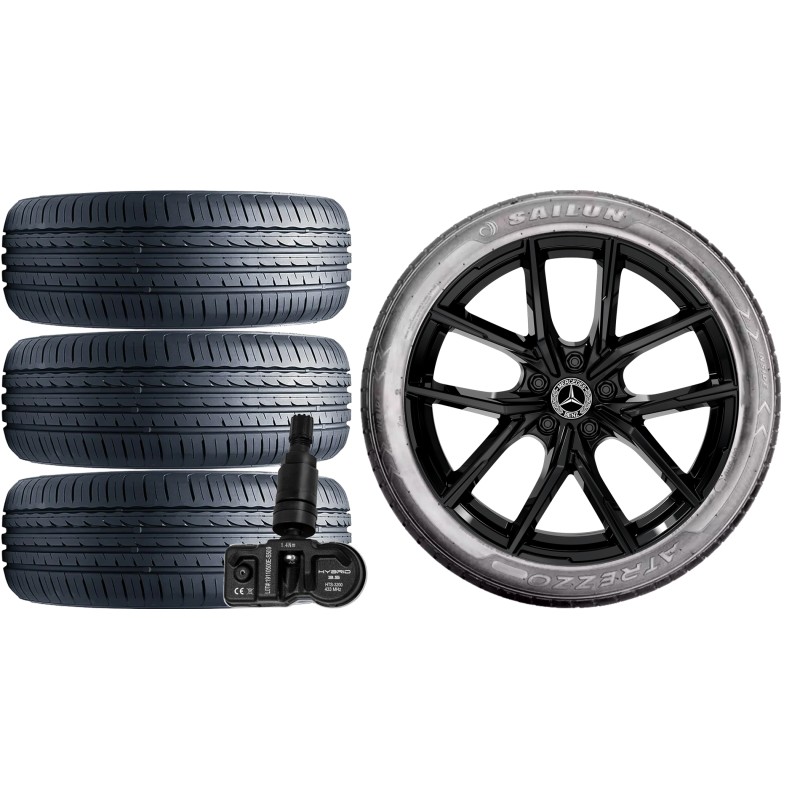 NOWE KOŁA LATO Mercedes A-Klasa W176 Sailun 225/40R18 TPMS NOWE KOŁA LATO Mercedes A-Klasa W176 Sailun 225/40R18 TPMS