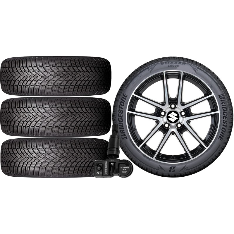 NOWE KOŁA ZIMA SUZUKI SX4 / S-Cross Bridgestone 215/55R17+TPMS*11 NOWE KOŁA ZIMA SUZUKI SX4 / S-Cross Bridgestone 215/55R17+TPMS*11