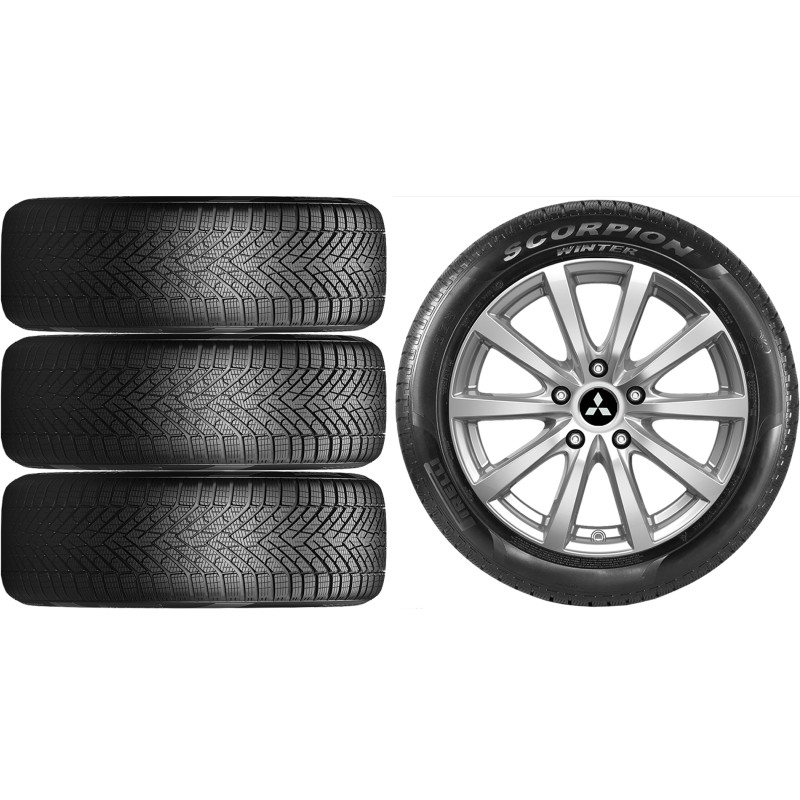 NOWE KOŁA ZIMA MITSUBISHI ASX RJB Pirelli 215/60R17 NOWE KOŁA ZIMA MITSUBISHI ASX RJB Pirelli 215/60R17