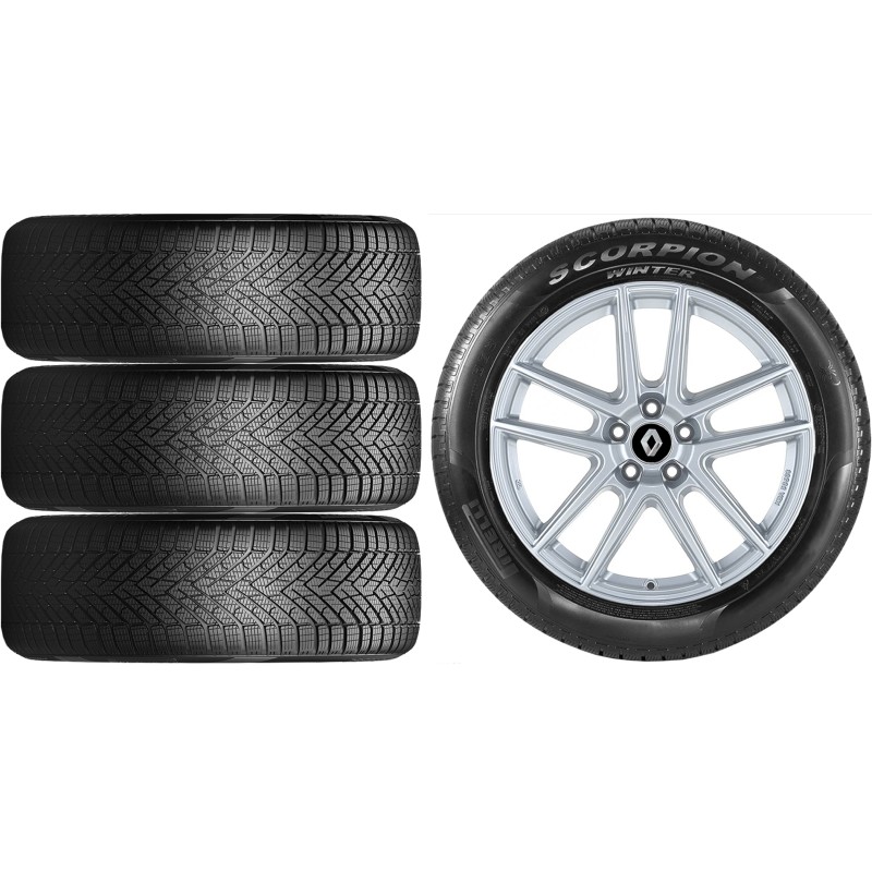 NOWE KOŁA ZIMA Renault Arkana Pirelli 215/60R17*8
