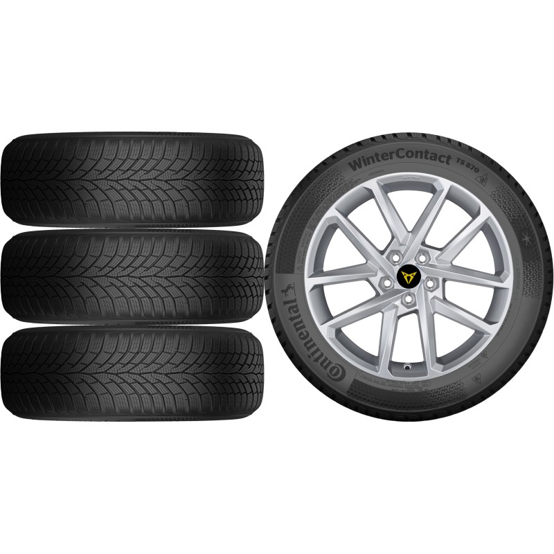 NOWE KOŁA ZIMA Cupra Leon SP Continental 225/40R18*18 NOWE KOŁA ZIMA Cupra Leon SP Continental 225/40R18*18