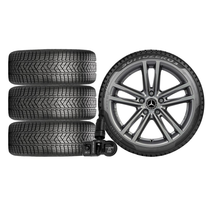 NOWE KOŁA ZIMA Mercedes C-Klasa W206 R2CW Pirelli 225/45R18+TPMS*37 NOWE KOŁA ZIMA Mercedes C-Klasa W206 R2CW Pirelli 225/45R18+TPMS*37