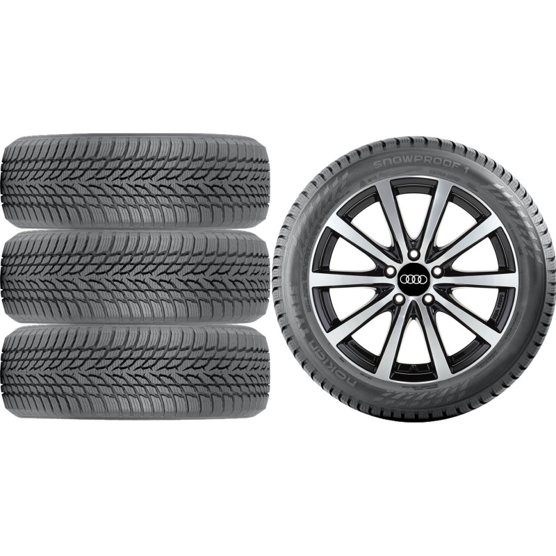 NOWE KOŁA ZIMA Audi A4 B9 Nokian 225/50R17*49 NOWE KOŁA ZIMA Audi A4 B9 Nokian 225/50R17*49