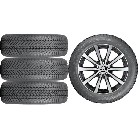 NOWE KOŁA ZIMA Skoda SuperB (3T) Nokian 215/55R17*6