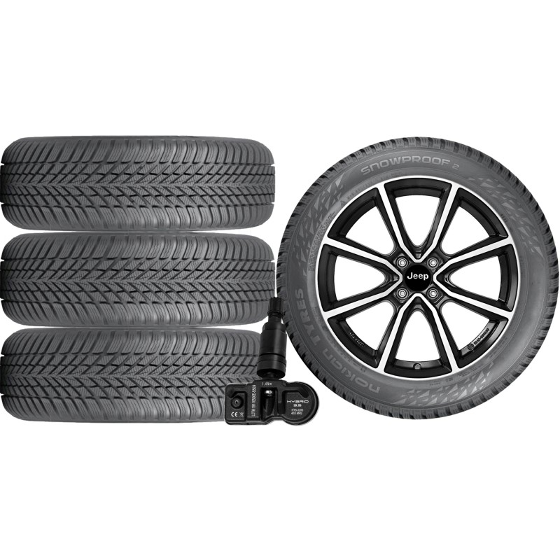 NOWE KOŁA ZIMA Jeep AVENGER FH1 Nokian 215/60R17+TPMS*1 NOWE KOŁA ZIMA Jeep AVENGER FH1 Nokian 215/60R17+TPMS*1