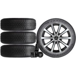 NOWE KOŁA ZIMA Mercedes E-Klasa W213 Dunlop 225/55R17+TPMS*21
