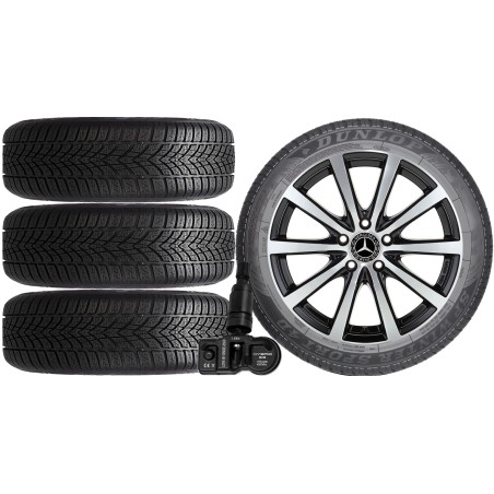 NOWE KOŁA ZIMA Mercedes E-Klasa W213 Dunlop 225/55R17+TPMS*21