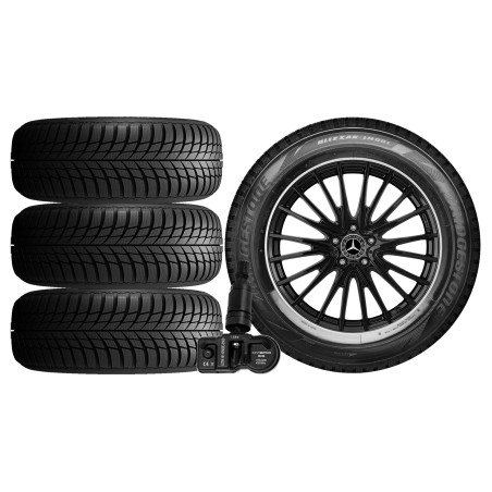 NOWE KOŁA ZIMA Mercedes CLA C118 F2CLA Bridgestone 225/45R18+TPMS*8