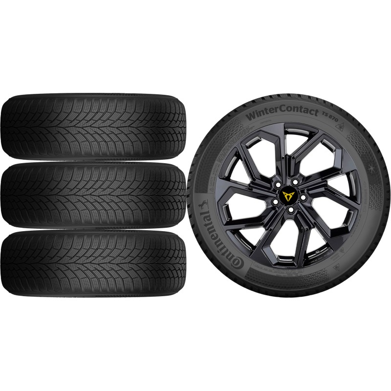 NOWE KOŁA ZIMA CUPRA FORMENTOR Continental 245/40R19*3 NOWE KOŁA ZIMA CUPRA FORMENTOR Continental 245/40R19*3